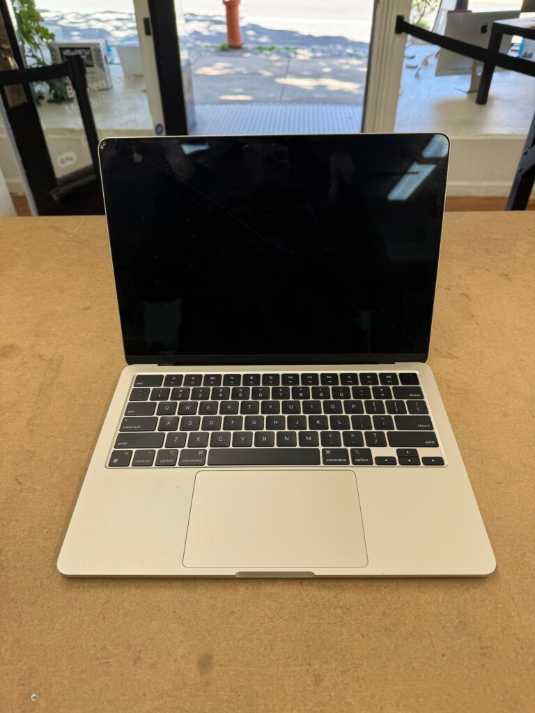 a laptop on a table